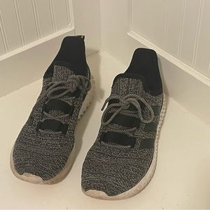 Adidas | Running Shoes | Sz 10.5 | Grey, Black, Yellow | Used